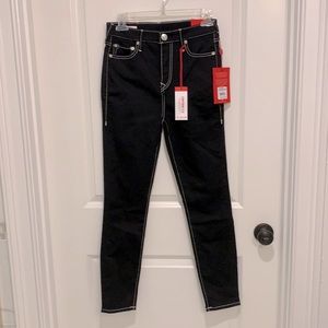 True Religion Ultra high rise skinny jeans sz 28